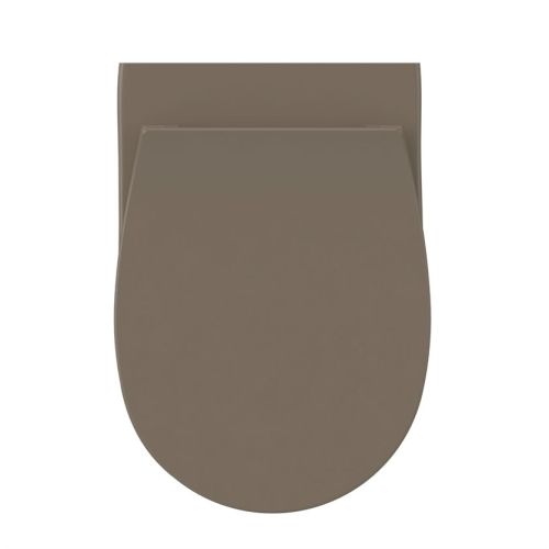 ΚΑΛΥΜΑ - ΚΑΠΑΚΙ ΛΕΚΑΝΗΣ ΤΟΥΑΛΕΤΑΣ BIANCO Ceramica Soft Close MS38C-530 Taupe matt